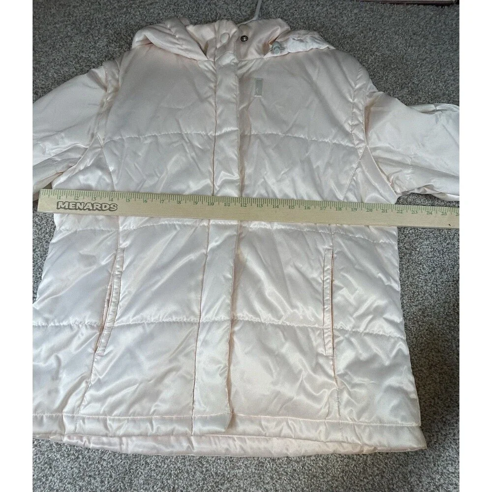 Nike Puffer Jacket Vest Size 16/18 XL Youth‎ Pink Removable Sleeves